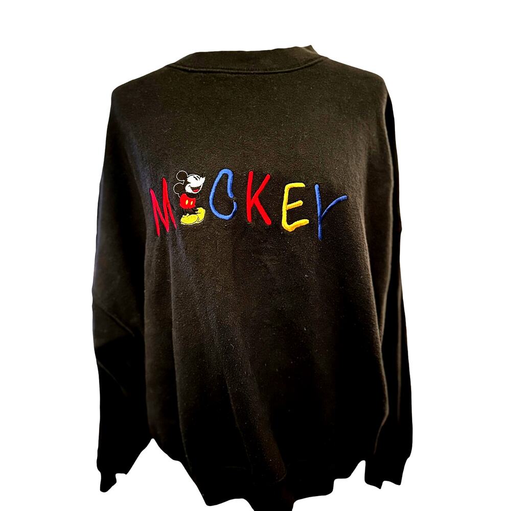 Vintage Mickey & Co 90's Embroidered Sweatshirt, Sz 3XL